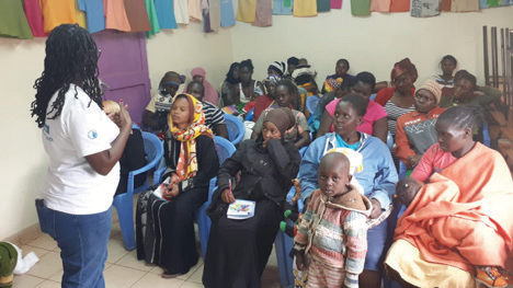 Healthcare training session